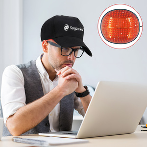 Topi Laser lampu merah 650nm, topi pertumbuhan rambut cahaya merah dioda 200 untuk penggunaan di rumah - Product Image 2