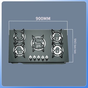 หัวเตาแก๊สทองแดง หัวเตาใหญ่ 5 หัวฉีด สำหรับเตาแก๊สแบบฝัง 5 หัว อะไหล่เตาแก๊สแบบ SKD CKD - Product Image 6