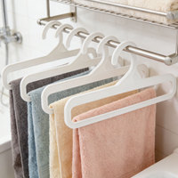 Cintre simple en plastique transparent de 22,5 cm pour serviettes, hijabs, châles et foulards, pour supermarchés et salles de bain, technique d'injection