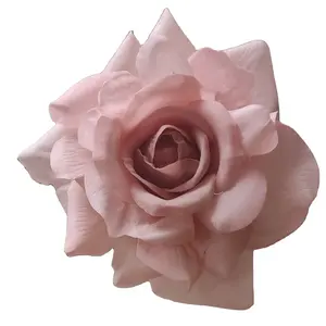 Rosas artificiales de seda de alta calidad, flores decorativas de tacto real, flores de látex para decoración del hogar y boda