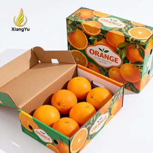 Caja de Cartón Corrugado Reciclable Impresa Personalizada, Embalaje Elegante para Regalos de Frutas, con Forro de Esponja, para Kiwi y Naranja - Product Image 2