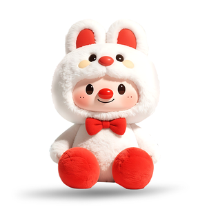 Мягкая плюшевая игрушка-кукла на заказ, удобная для объятий, безопасная для игр, из хлопка, для подарка малышу, очаровательная плюшевая кукла - Product Image 2