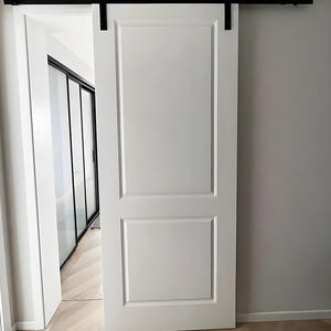 <span class=keywords><strong>Porte</strong></span> coulissante <span class=keywords><strong>de</strong></span> style <span class=keywords><strong>grange</strong></span> moderne pour salle <span class=keywords><strong>de</strong></span> bain, <span class=keywords><strong>en</strong></span> <span class=keywords><strong>bois</strong></span> massif, sans cadre, avec rail, anti-effraction - Product Image 3