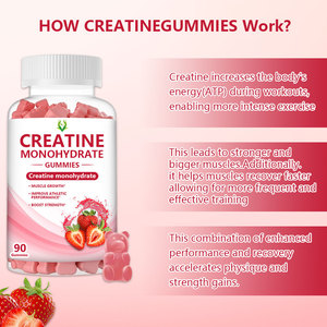 OEM ODM, bonbons au monohydrate de créatine, croissance musculaire, amélioration de la performance athlétique, force antioxydante, femmes enceintes - Product Image 3