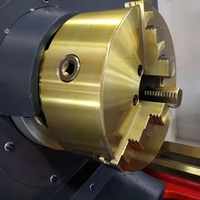 Tour CNC horizontal CAK6161 CAK6166, grande puissance, couple élevé, broche de haute précision, alimentation de l'axe Z, transmission optimale, positionnement