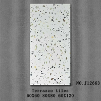 Liquidación barata superficie mate mármol gris terrazo patrón azulejo 60x60 60X120 para restaurante apartamento Hotel garaje-moderno