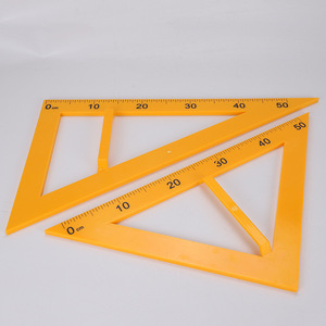 5PC giảng dạy tam giác quy mô cai trị thiết lập lớn nhựa thước đo la bàn Cai Trị thiết lập của giáo viên Toán Học Công cụ giảng dạy - Product Image 6