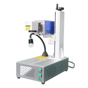 MAX 20W 30W Laser Source Metal Steel Cooper Gold Silver Maker 50W Desktop Fiber Laser Marking Machine