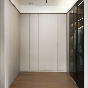Armoire en bois sur mesure, meuble de salon, organisateur de vêtements, design moderne, dressing, armoires - Product Image 2