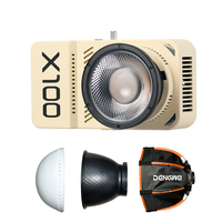 DENGWEI X100R 100W COB Éclairage photographique pour créateurs de contenu 2700-6500K Lumière vidéo de poche RVB pleine couleur pour extérieur
