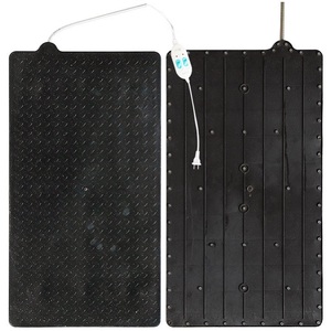 Tapis chauffant double compartiment pour cochon, en plastique, assiette chauffante électrique, cochon de ferme - Product Image 2