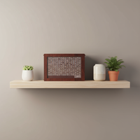 Boîte de dépôt moderne en bois massif écologique - QM D36