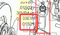 คิงพินเพลาหน้าแบบพรีเมียม OEM รุ่น 33EWP-01501  แกนหมุนพวงมาลัย ใช้ได้กับรถ Higer, Golden Dragon, รถบัส - Product Image 4