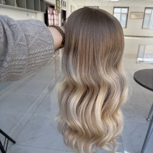 <span class=keywords><strong>Kayla</strong></span> balayage วิกผมด้านหน้ามีความหนาแน่นต่ำมีฝาปิดผ้าไหมฐานวิกผมคนยุโรปแท้หรูหราขายส่งวิกทางการแพทย์ - Product Image 4