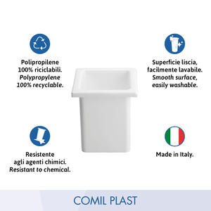 Doublure en plastique de qualité supérieure pour vase à fleurs de cimetière de style européen carré, en granit, marbre, bronze, pour niche cryptique COMIL - Product Image 2