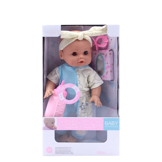Kids Lovely Ic Vinyl Reborn Doll Toy Plastic Drink Water Reborn Doll Baby With Sounds