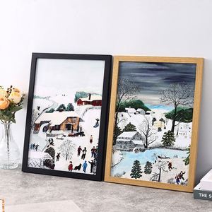 Marco de Fotos Navideño Ecológico Hecho a Mano al por Mayor, Marco de Fotos Infantil de 16 Pulgadas para Colgar en la Pared, A4/A3, Tipo Rompecabezas - Product Image 2