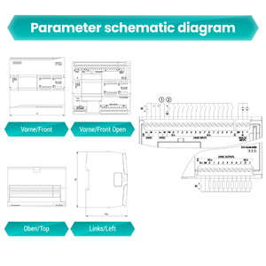 6ES7214-1AG40-0XB0 Siemens Gloednieuwe Originele 6ES7 214-1AG40-0XB0 SIMATIC S7-1200 1214C Compacte CPU PLC Programmeercontroller - Product Image 6