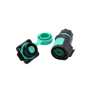 K12 High-Performance Waterproof Connectors Push-Pull Assembly Plugs with Spring-Loaded Snap-In Design for Secure Firm Locking