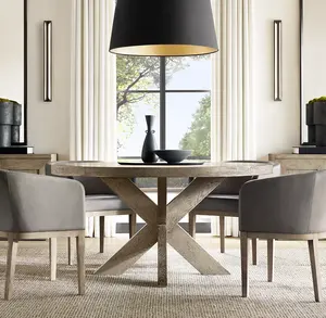 <span class=keywords><strong>Salle</strong></span> à <span class=keywords><strong>manger</strong></span> Offre Spéciale américaine Sassanid Top Ranking Base géométrique 1960S Table à <span class=keywords><strong>manger</strong></span> ronde française X-Base - Product Image 6