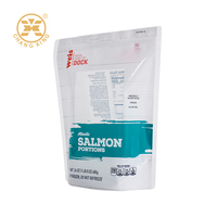Sac d'emballage sous vide de fruits de mer de filets de poisson séchés congelés en plastique debout de barrière directement fourni par l'usine