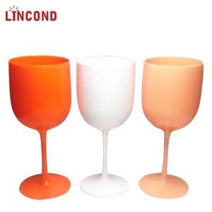 Unbreakable Tritan Stemware שחור שמפניה זכוכית פלסטיק אקריליק לבן שמפניה יין גביע זכוכית - Product Image 3