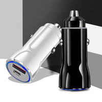 Chargeur de voiture Multi Usb Type C Mini chargeur de voiture Mobile double Usb C 2 ports charge rapide adaptateur de chargeur de voiture rapide