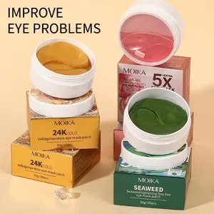 Seaweed Gel Eye Mask 60 Pieces Factory Source One Drop Shipping Eye Skin Care Products