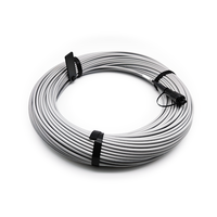 Kabel FastConnect DROP, Outdoor SC/APC FDC-SA-GJYXCH-1B6a2, Single-mode G657A2, LSZH, 2*5,3mm Tipe Busur Kabel Abu-abu