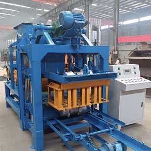 Machine à fabriquer des briques en ciment QTJ 4-28 & opportunité commerciale & machine à fabriquer des blocs & machine à fabriquer des briques automatique et semi-automatique - Product Image 4