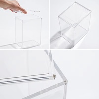 Boîte de rangement et de présentation transparente en acrylique pour Funko Pop, avec protection magnétique, design moderne