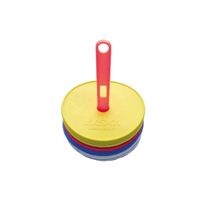 LISKI Portable facile à utiliser et à transporter PE Flat Soccer Marker Football Training Agility Cones Pliable - Product Image 1