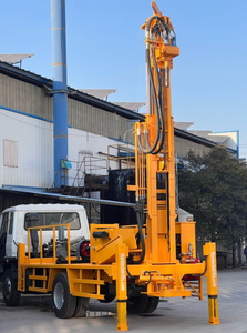 エアコンプレッサートラック搭載フル油圧地下水井戸掘削機ハンマービット付き - Product Image 4