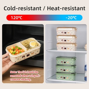 Support Oem Creative <b>Lunch</b> <b>Box</b> Cute Cartoon <b>Compartment</b> Take Out Container Food Kitchen <b>Lunch</b> <b>Box</b> for Adults & Kids - Product Image 6