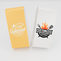 Boîte à lunch personnalisée manchon en carton emballage de récipient alimentaire à emporter à emporter manchon boîte-cadeau ventre en papier jetable