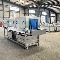 Machine de lavage à haute pression pour boîtes en plastique, pulvérisation de poulet, boulangerie, cuisson de gâteaux, plateau, caisse, panier, palette