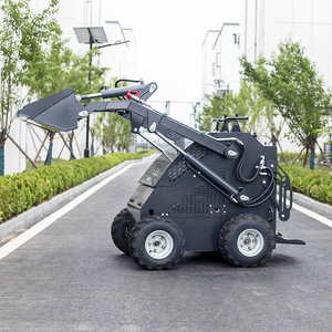 Mini-chargeuse sur pneus à essence avec rayon de braquage court pour la construction et l'agriculture - Product Image 2