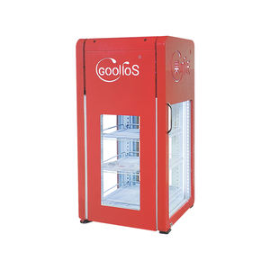 Réfrigérateur de présentation de boissons Meisda SC68GS personnalisé, commercial, 68L, avec porte vitrée sur quatre côtés, refroidissement direct, certifié CE - Product Image 2