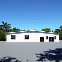 Ateliers et usines modulaires préfabriqués en structure acier, entrepôts en acier avec une durée de vie de 50 ans et une haute résistance au vent