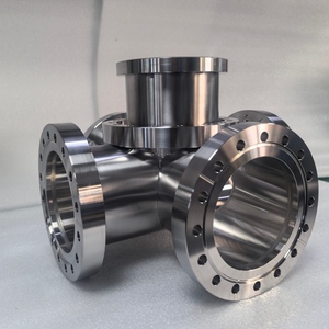 ข้อต่อสแตนเลสสตีลแบบ UHV สำหรับท่อสุญญากาศ CF 5 ทาง - Product Image 1