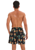 Shorts de plage décontractés d'été respirants 100 % polyester taille mi-haute avec cordon de serrage séchage rapide imperméables grandes tailles