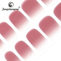 Autocollants en gel semi-durcis dégradés de haute qualité Fengshangmei pour manucure rapide et embellissement des ongles