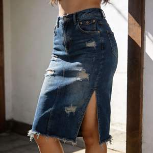 Jupe en jean mi-longue - Product Image 2