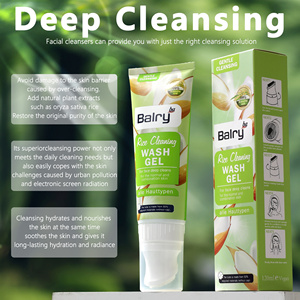 เจลล้างหน้าบาลรี่ ไรซ์ คลีนนิ่ง วอช เจล 120 มล. สำหรับทุกสภาพผิว ให้ผิวกระจ่างใส บรรจุในหลอด ผลิตจากวัสดุรีไซเคิล พกพาสะดวก ทำความสะอาดอย่างล้ำลึก อ่อนโยนต่อผิว - Product Image 3