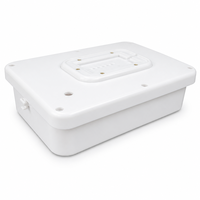 Contenitore Elettronico Personalizzato in PC ABS Stampato a Iniezione con Inserti in Ottone, Scatola di Giunzione in Plastica di Precisione, Guscio Protettivo
