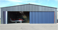 Service tout-en-un pour la construction de hangars d'avions préfabriqués en acier, kits complets de construction de hangars métalliques pour avions