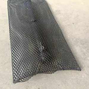 13mm חור הטוב ביותר באיכות 100% חדש HDPE פלסטיק נטו קשה צף צדפת רשת תיק