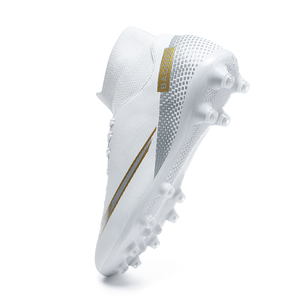 <span class=keywords><strong>Scarpe</strong></span> da Calcio Alte con Lacci <span class=keywords><strong>Scarpe</strong></span> da <span class=keywords><strong>Calcetto</strong></span> Stivali da Calcio FG HG TF Sport di Squadra Calzature per Ragazzo Ragazza Uomo Donna - Product Image 5