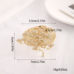 Fermacurtain Dorato, Elegante e Semplice Fermaglio in Metallo per Tende, Decorazione Elegante per Tende Domestiche - Product Image 3