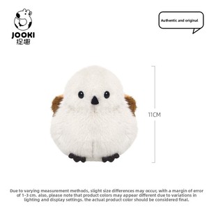 Peluche longue et moelleuse de type Sissine Blanche, adorable oreiller en forme d'oiseau perroquet pour dormir, cadeau pour filles - Product Image 4